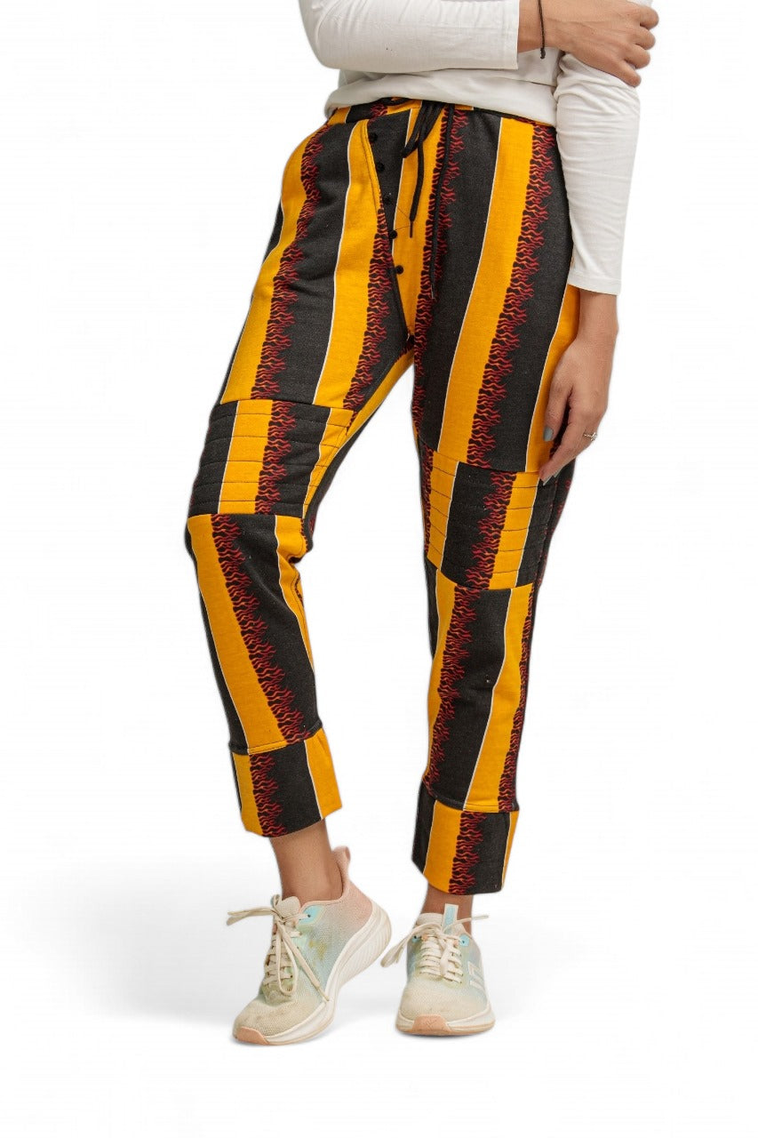 Premium Quality Double Shade Printed Trouser