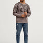 Grey Printed Sweat Shirt