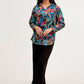 Leaf Printed Co-Ord V-Neck