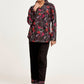 Heart Printed Co-Ord V-Neck
