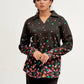 Colorful Heart Printed Co-Ord V-Neck